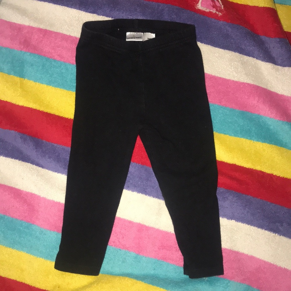 Black leggings size 18M